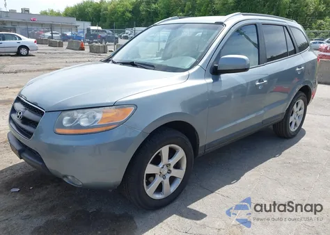 2008 Hyundai Santa Fe Limited/Se z USA, uszkodzony, nr VIN 5NMSH73E88H183984